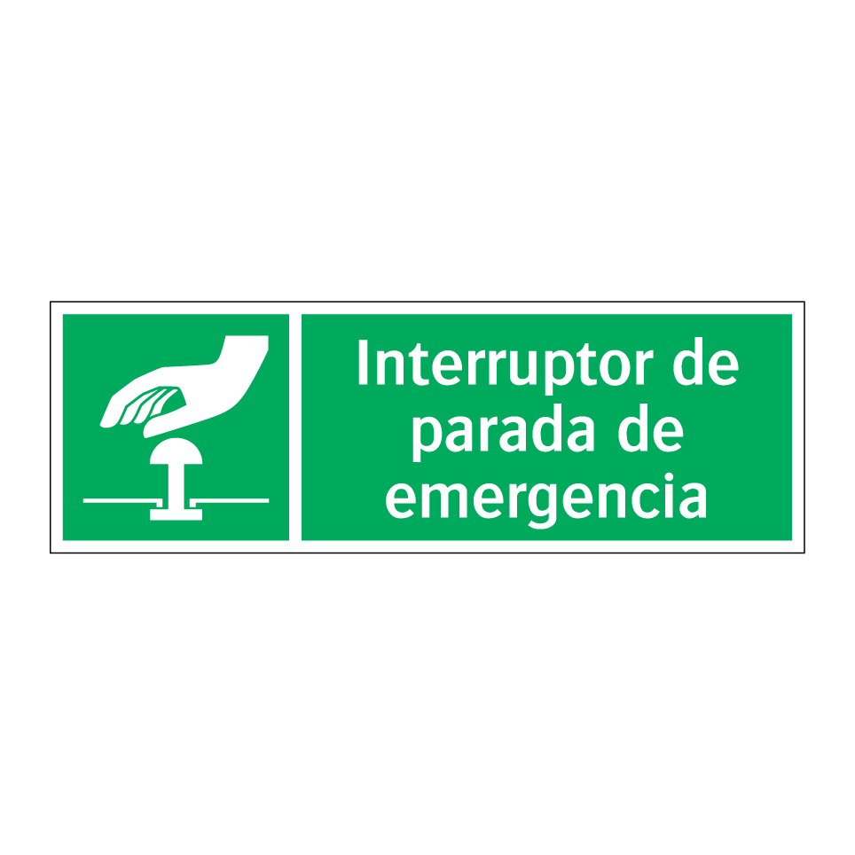 Interruptor de parada de emergencia