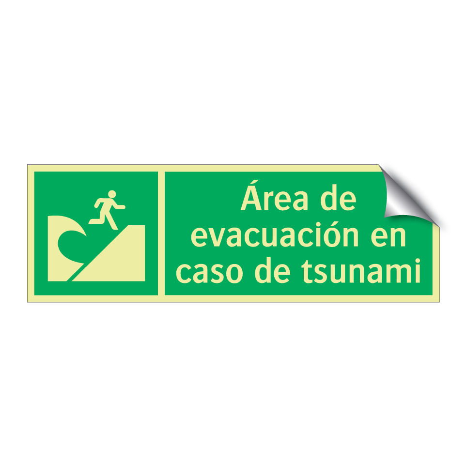 Área de evacuación en caso de tsunami