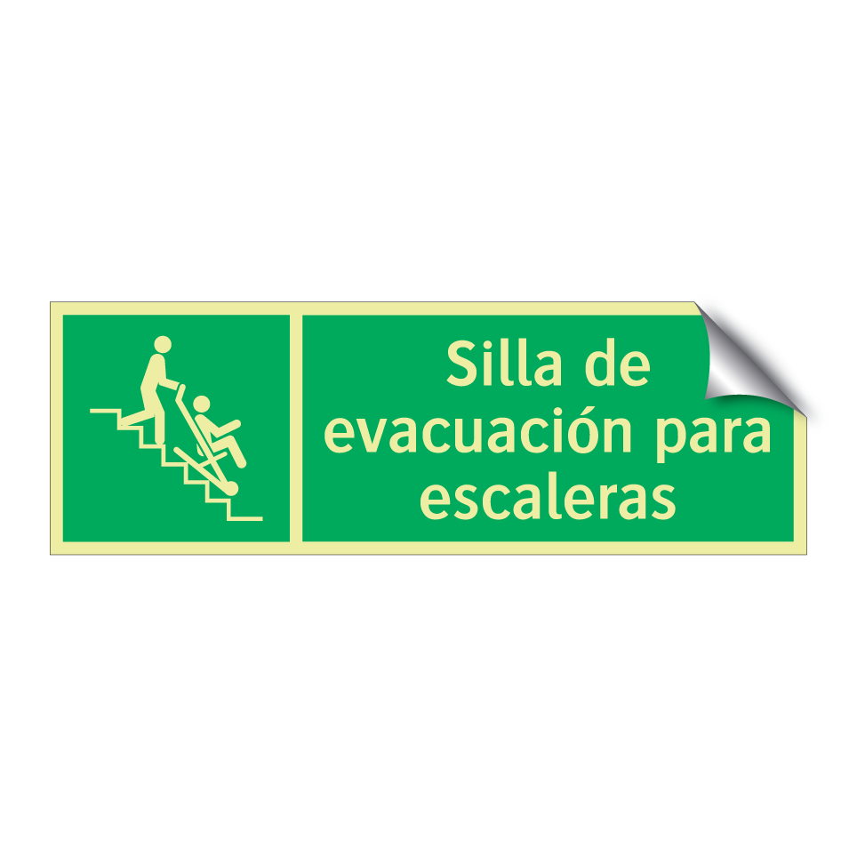 Silla de evacuación para escaleras