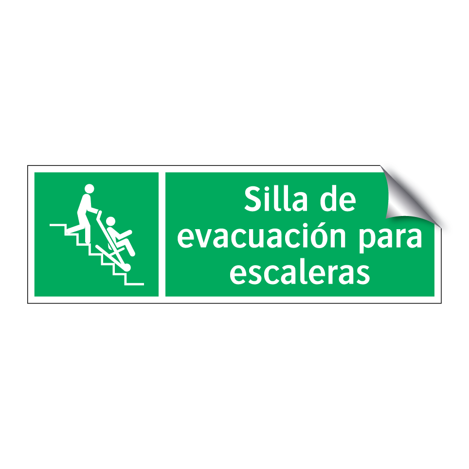 Silla de evacuación para escaleras