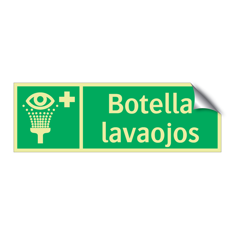 Botella lavaojos