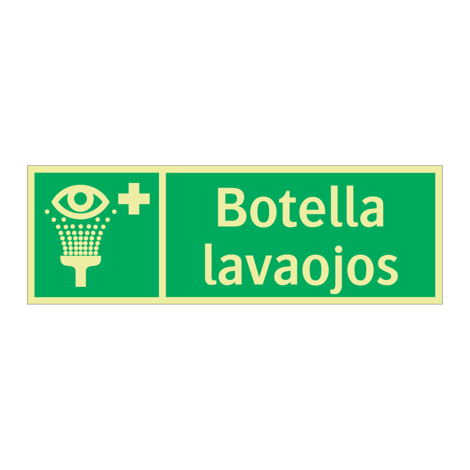 Botella lavaojos
