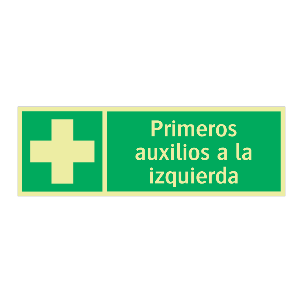 Primeros auxilios a la izquierda