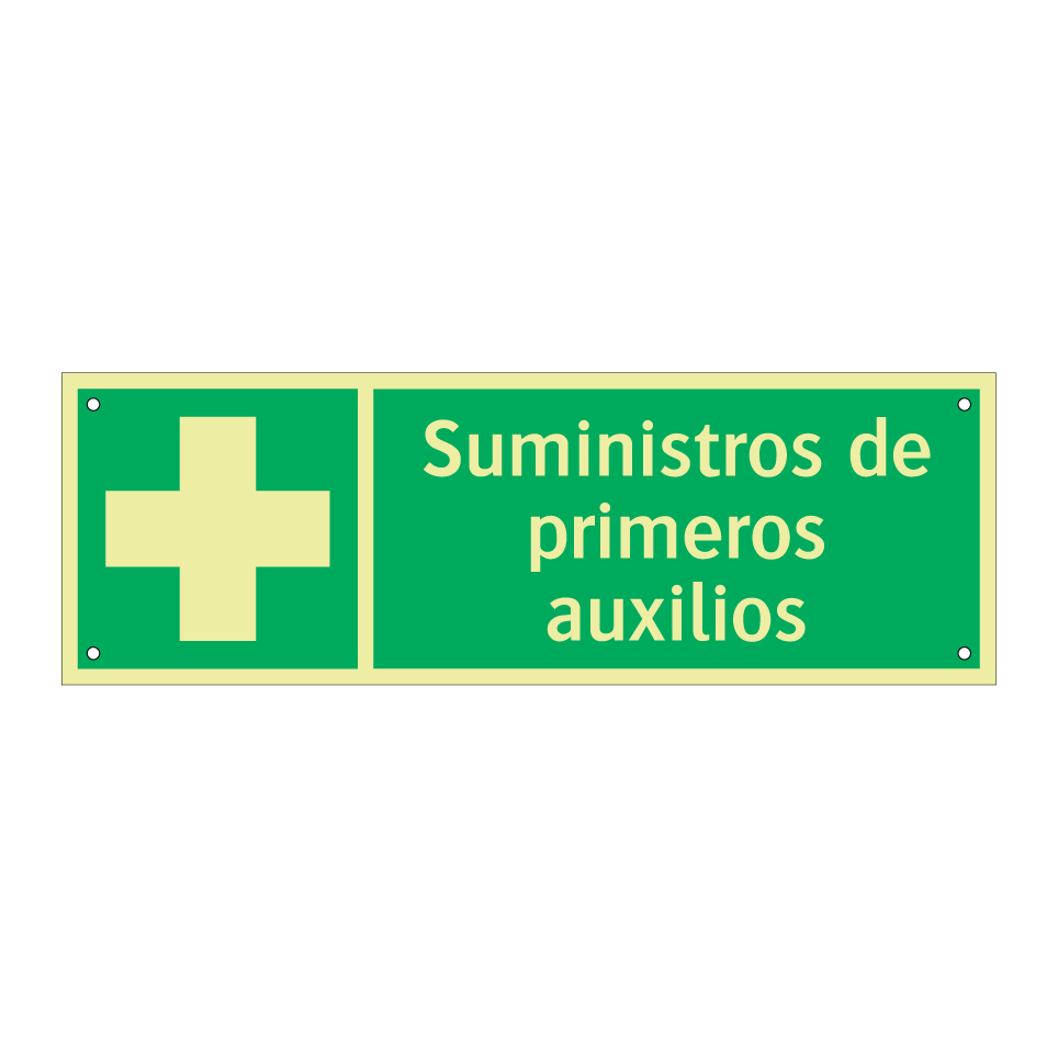 Suministros de primeros auxilios