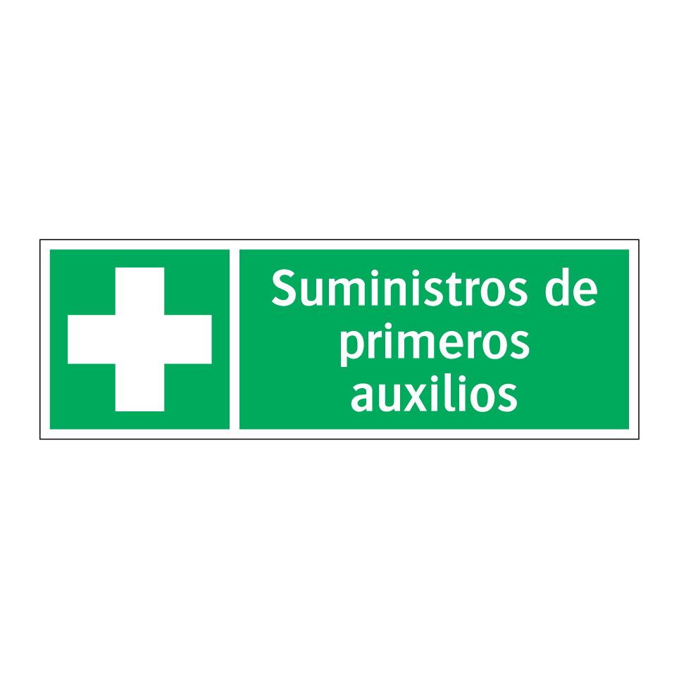Suministros de primeros auxilios