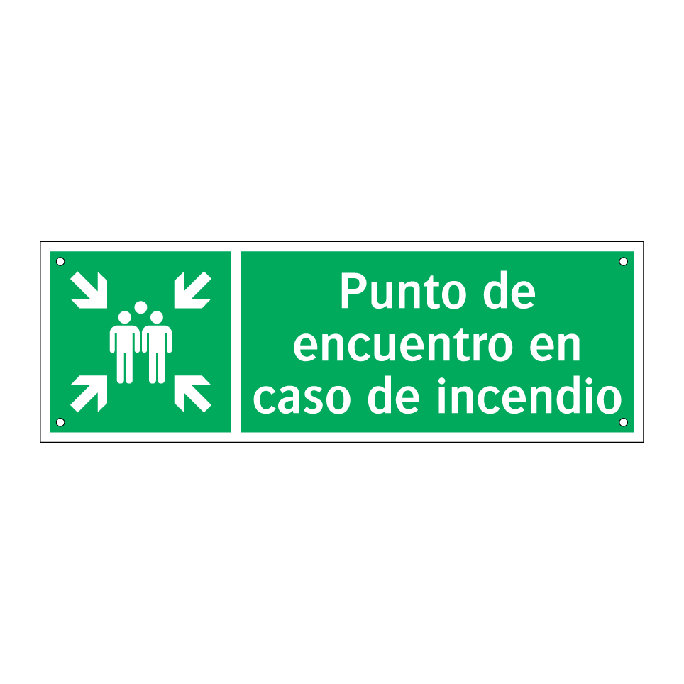 Punto de encuentro en caso de incendio