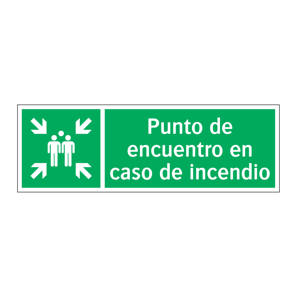 Punto de encuentro en caso de incendio