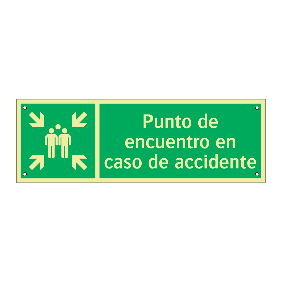 Punto de encuentro en caso de accidente