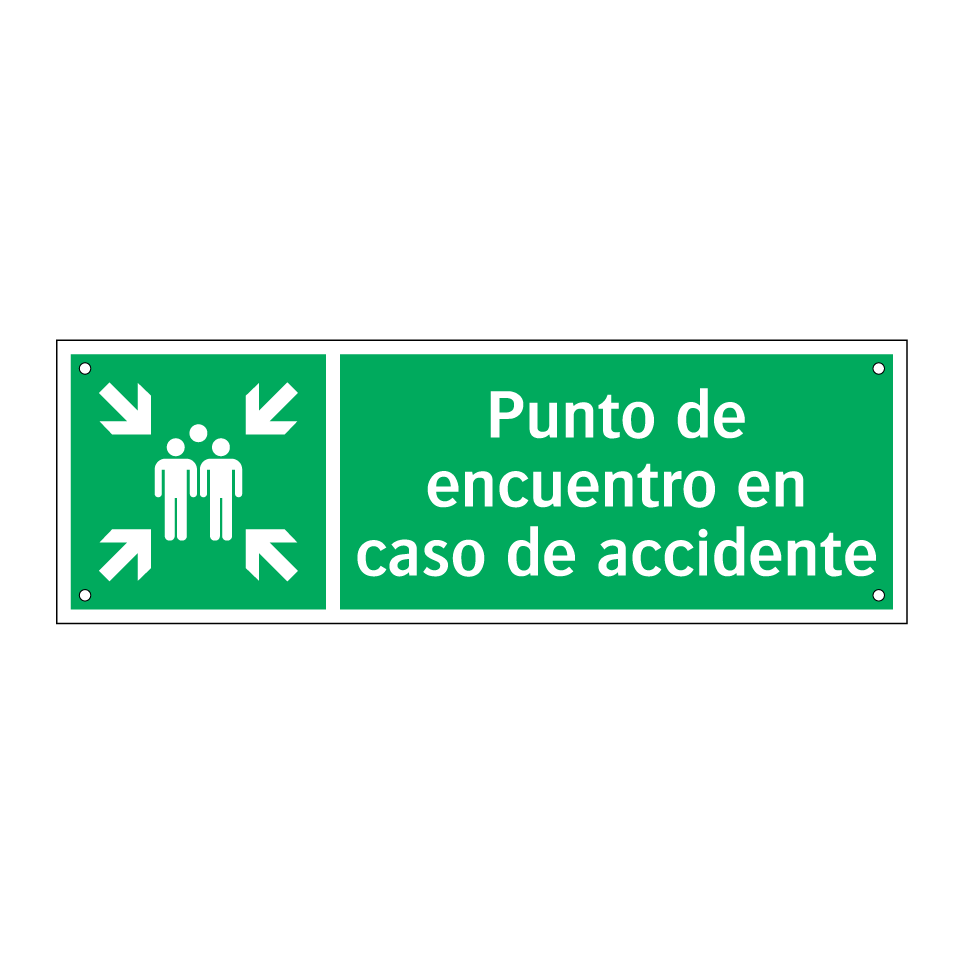 Punto de encuentro en caso de accidente