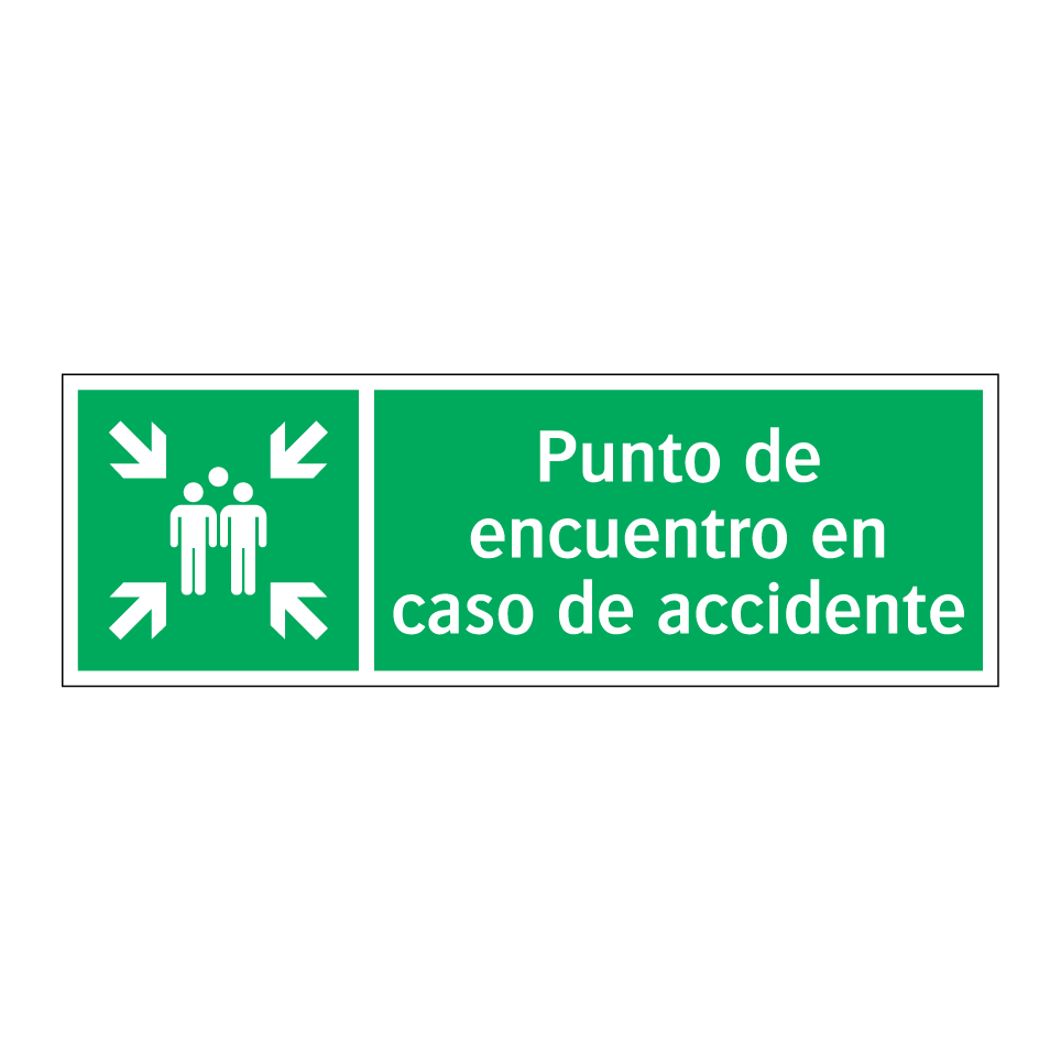 Punto de encuentro en caso de accidente