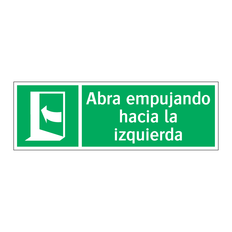 Abra empujando hacia la izquierda