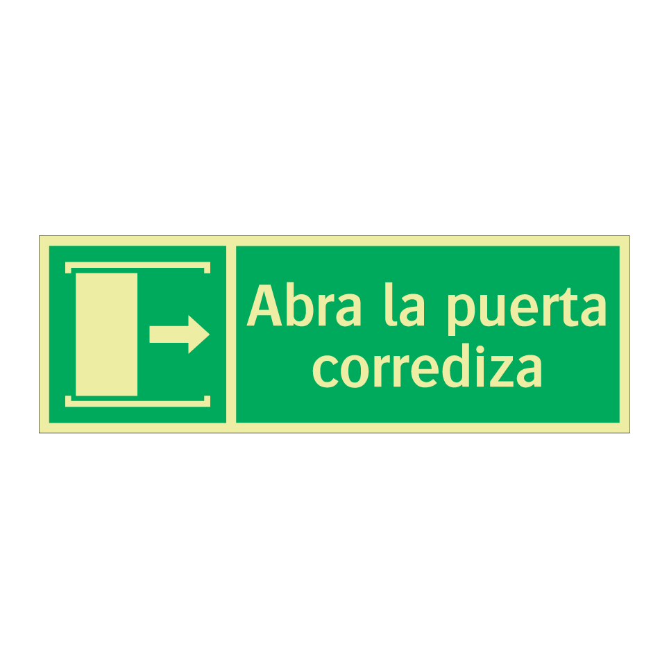 Abra la puerta corrediza