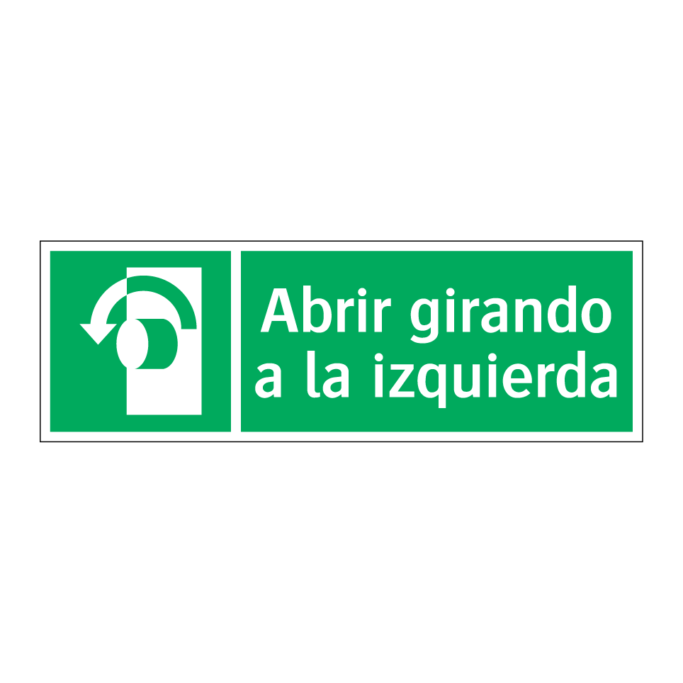 Abrir girando a la izquierda