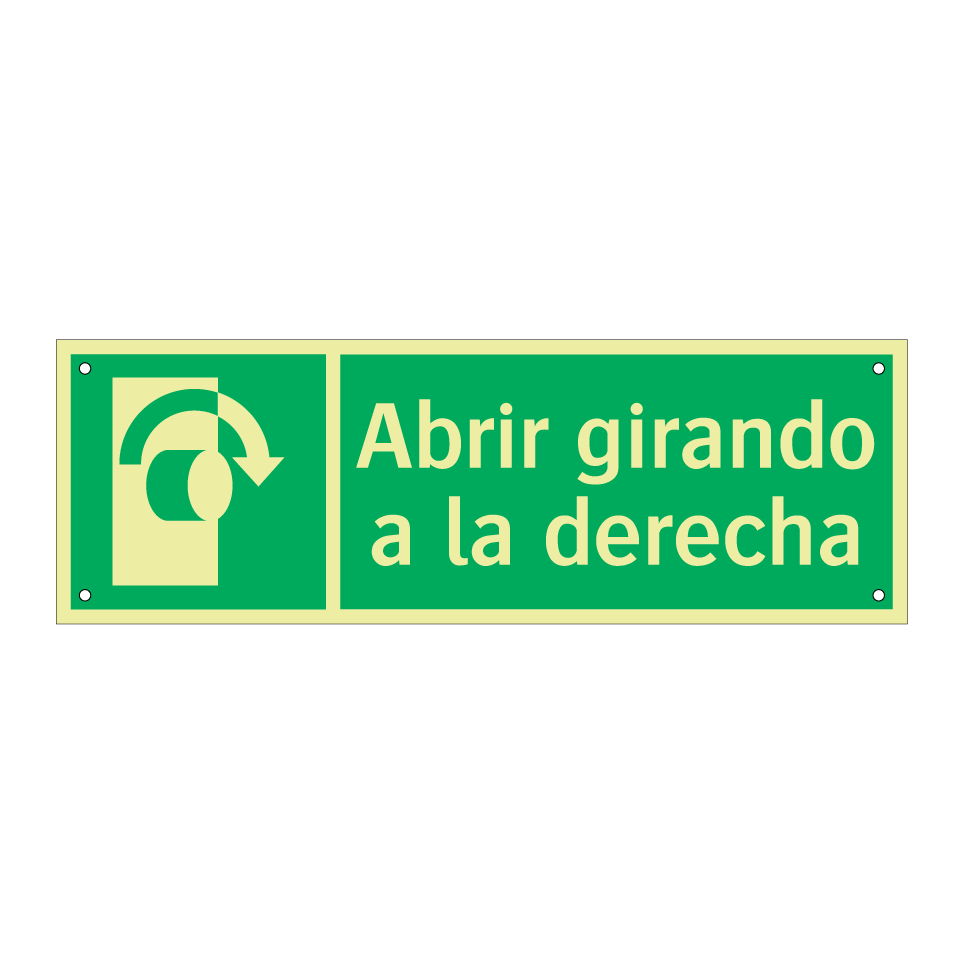 Abrir girando a la derecha
