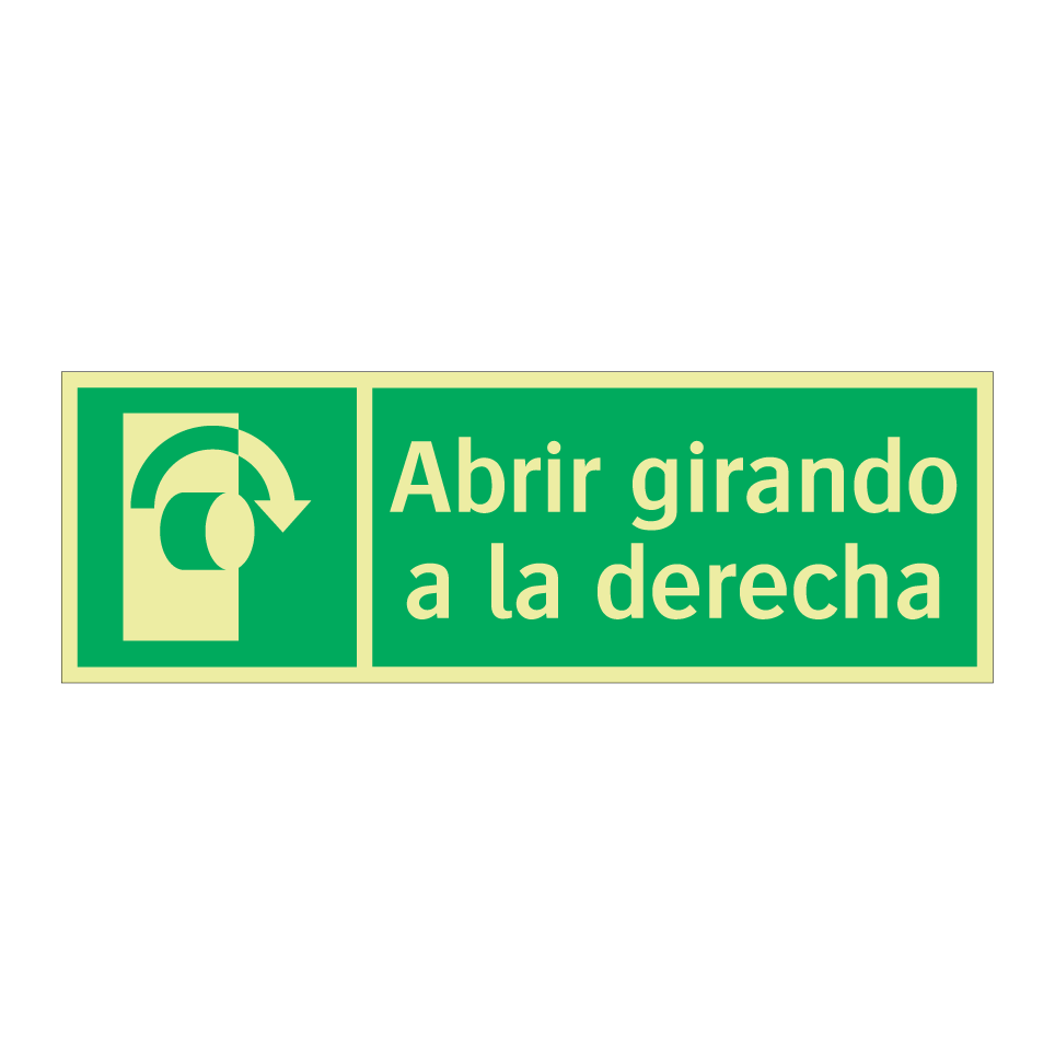 Abrir girando a la derecha