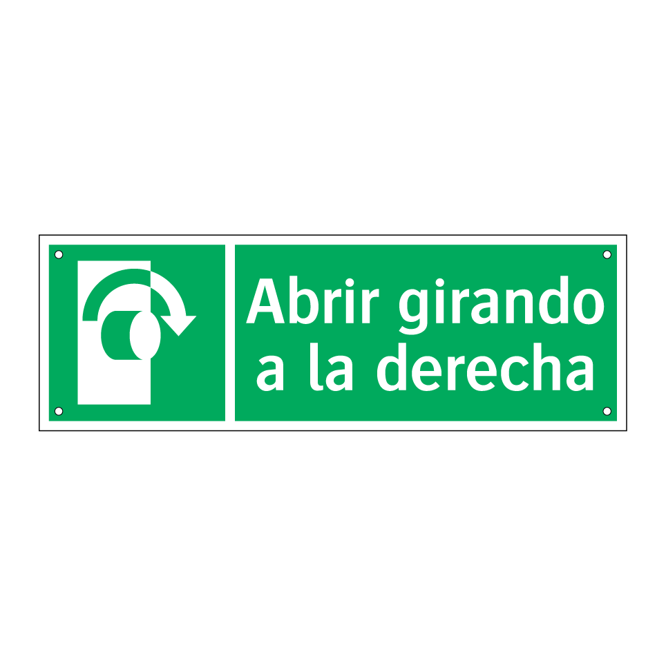 Abrir girando a la derecha