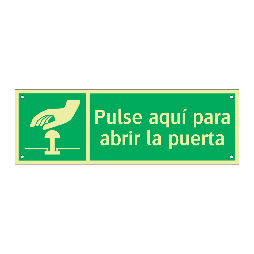 Pulse aquí para abrir la puerta