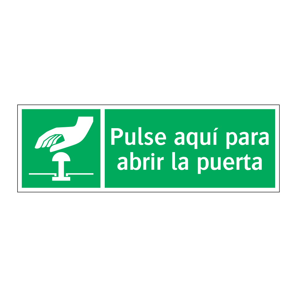 Pulse aquí para abrir la puerta