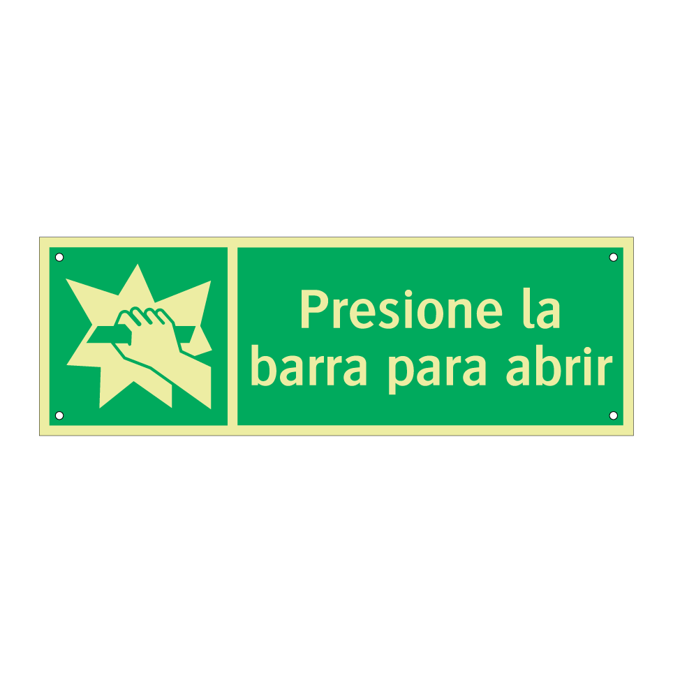 Presione la barra para abrir