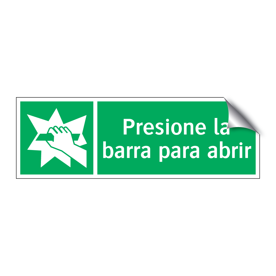Presione la barra para abrir
