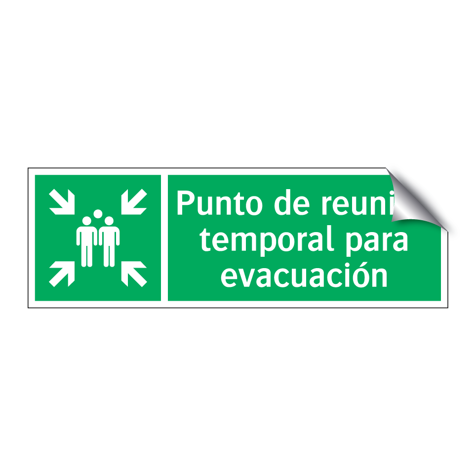 Punto de reunión temporal para evacuación