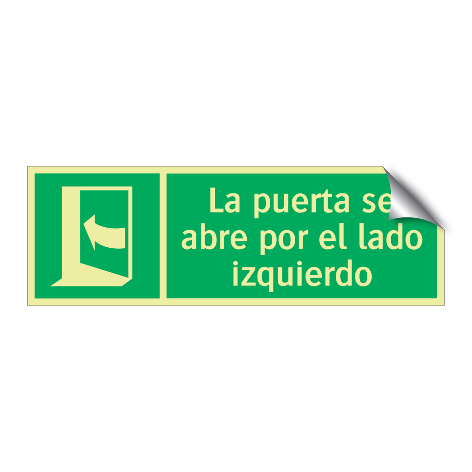 La puerta se abre por el lado izquierdo