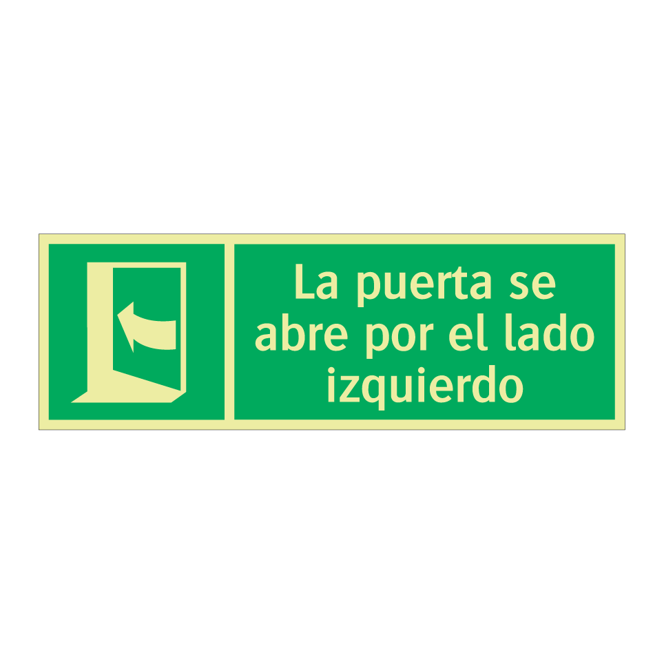 La puerta se abre por el lado izquierdo
