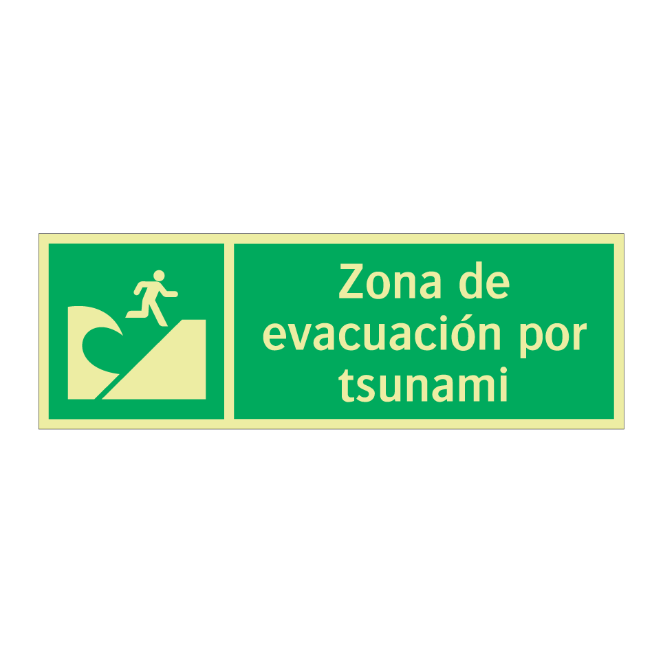 Zona de evacuación por tsunami