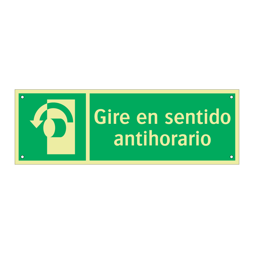 Gire en sentido antihorario