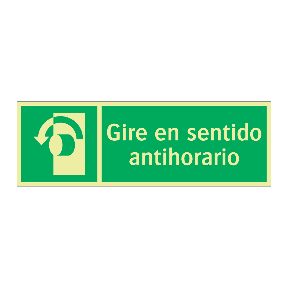 Gire en sentido antihorario
