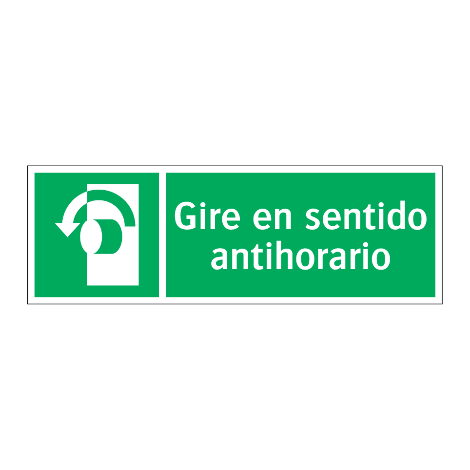 Gire en sentido antihorario