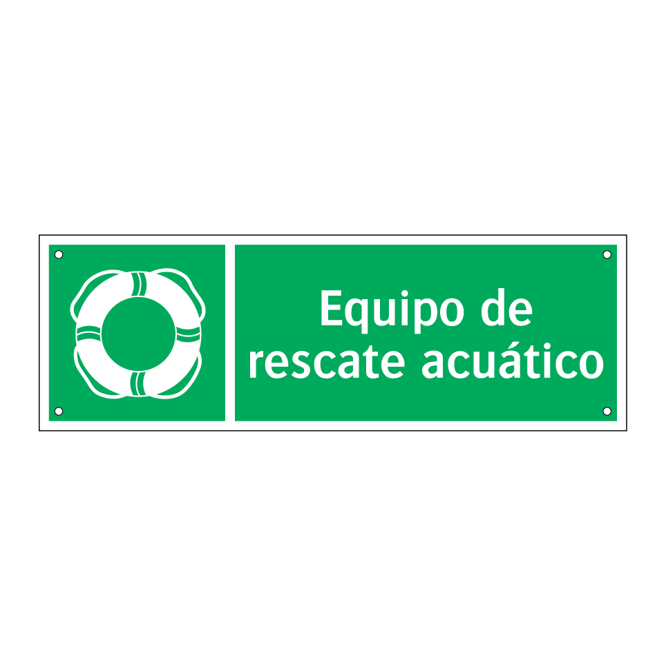 Equipo de rescate acuático