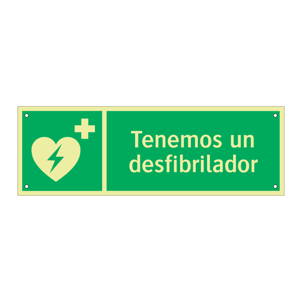 Tenemos un desfibrilador