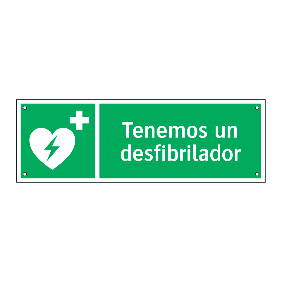 Tenemos un desfibrilador