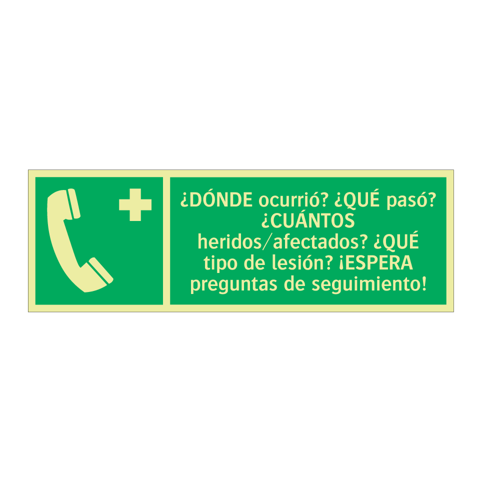 ¿DÓNDE ocurrió? ¿QUÉ pasó? ¿CUÁNTOS heridos/afectados? ¿QUÉ tipo de lesión? ¡ESPERA preguntas de seguimiento!