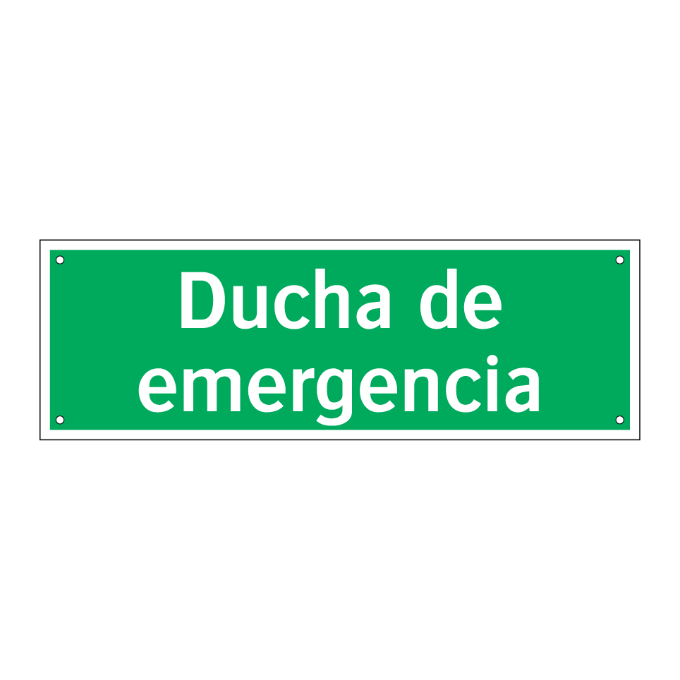 Ducha de emergencia