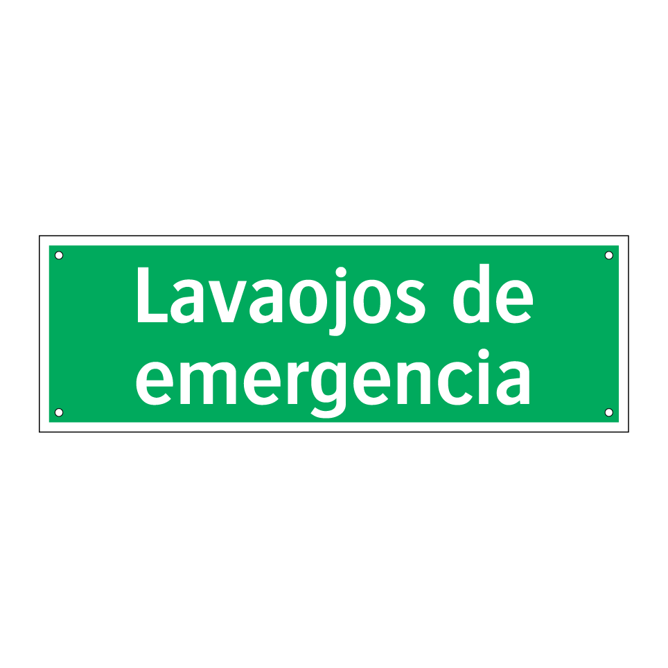Lavaojos de emergencia