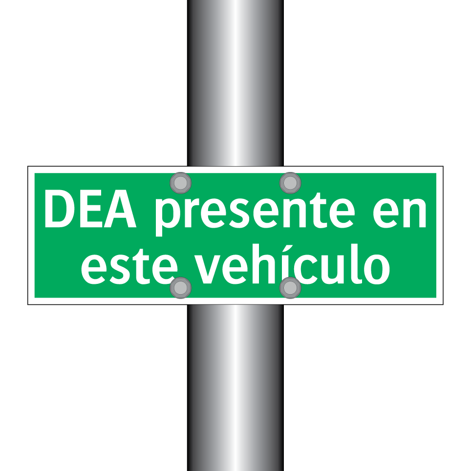 DEA presente en este vehículo