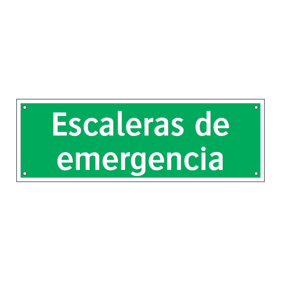 Escaleras de emergencia