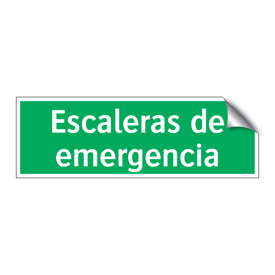 Escaleras de emergencia