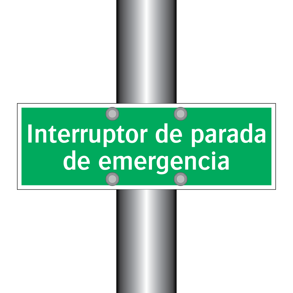 Interruptor de parada de emergencia