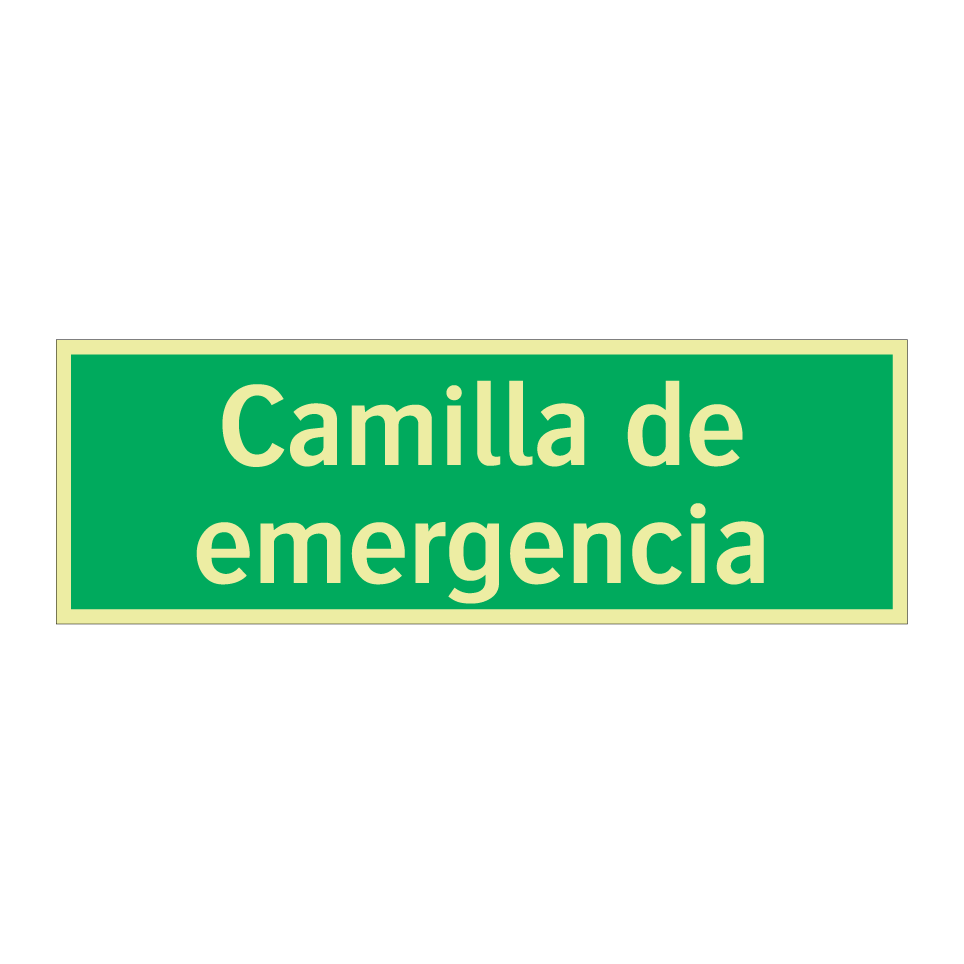 Camilla de emergencia