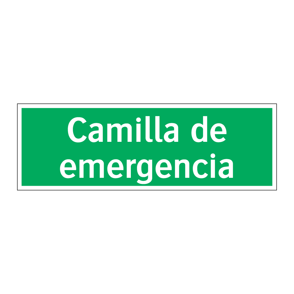 Camilla de emergencia