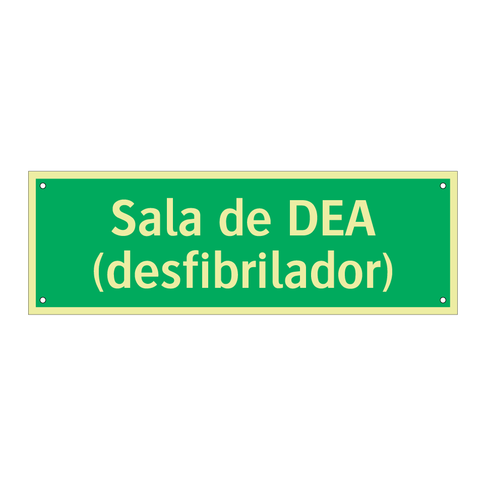 Sala de DEA (desfibrilador)