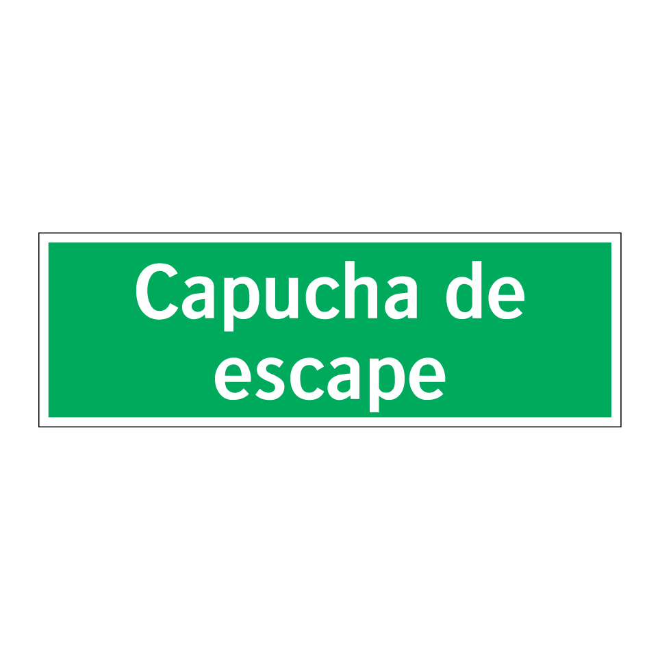 Capucha de escape