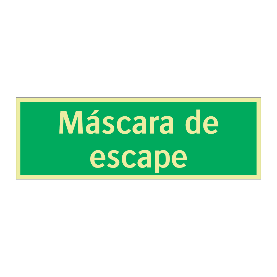 Máscara de escape
