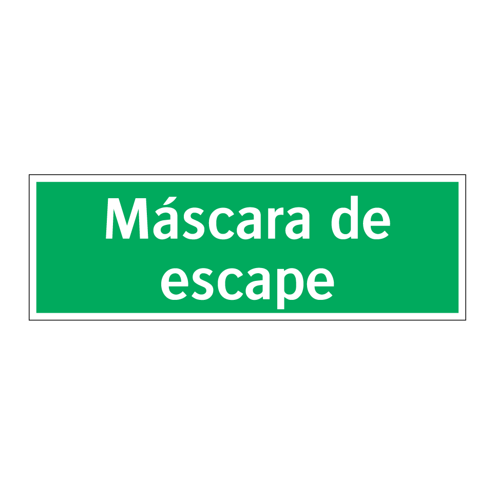 Máscara de escape