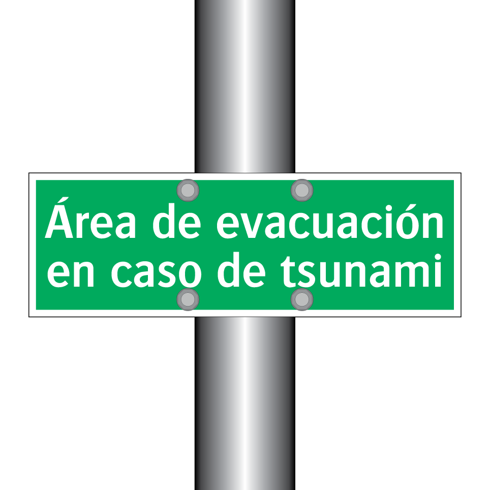 Área de evacuación en caso de tsunami