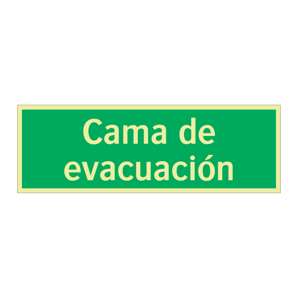 Cama de evacuación