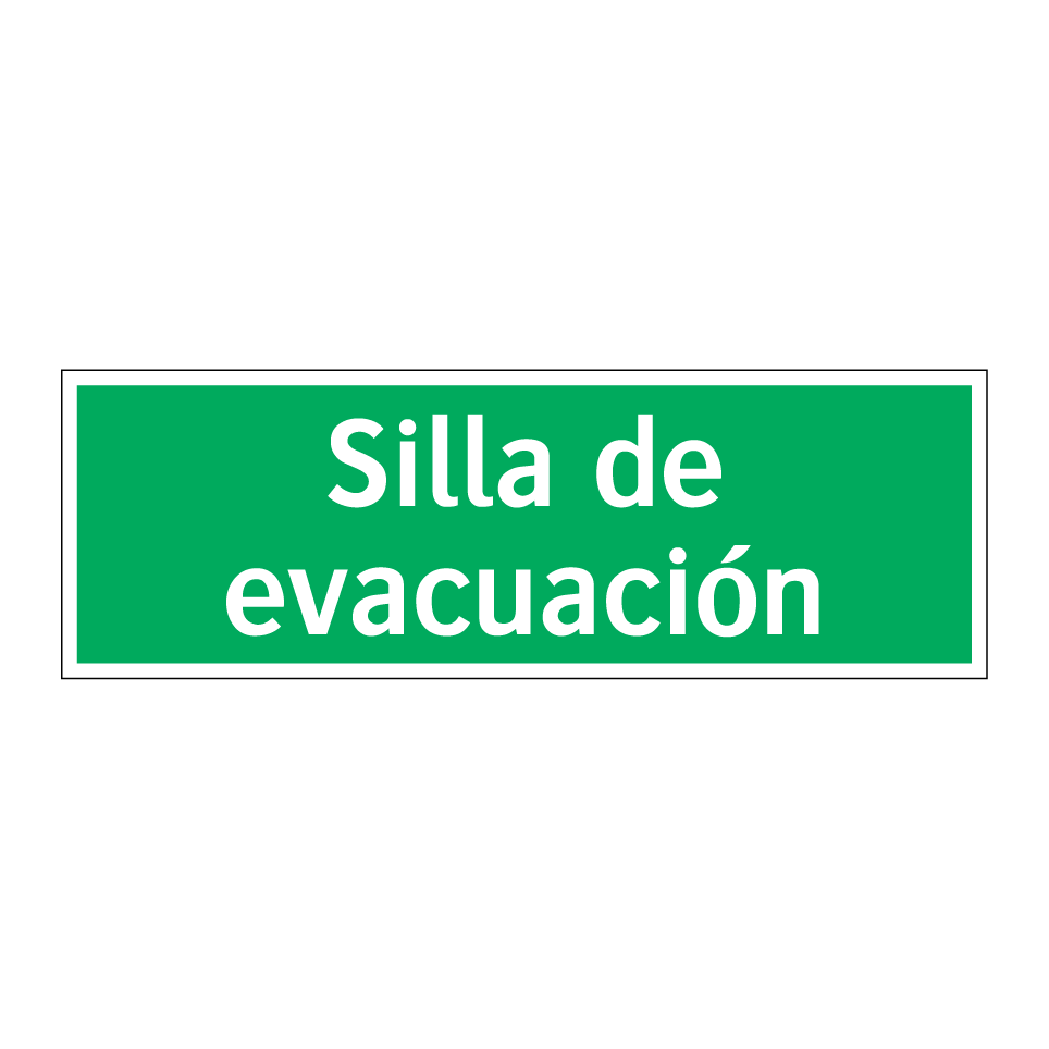 Silla de evacuación